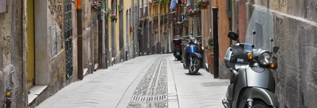 Driving in and around Cagliari 